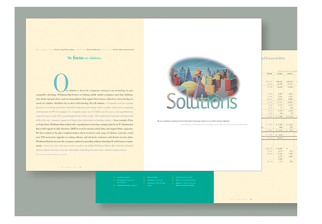 Roman Design: Information Technology annual report design