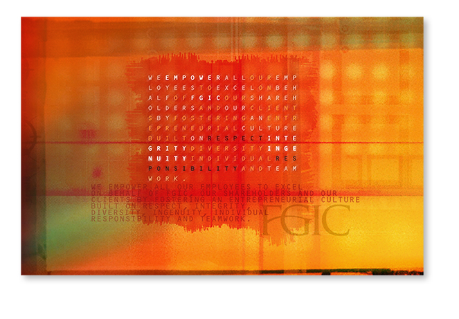 Roman Design: Corporate Values Artwork