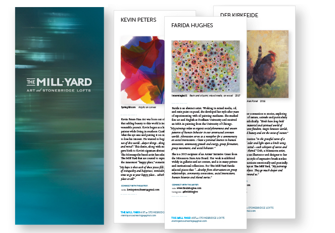 Roman Design: The Mill Yard Art at Stonebridge Lofts