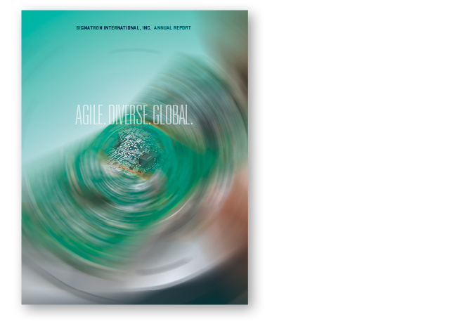 Roman Design: Annual Report Design, SigmaTron International